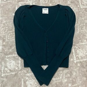 Abercrombie & Fitch Teal Cardigan